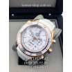 Omega Seamaster Planet Ocean Chronograph White/Gold/White